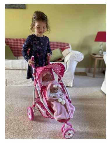 Roma Dotty Tandem Dolls Pram Roma Dotty Tandem Dolls Pram