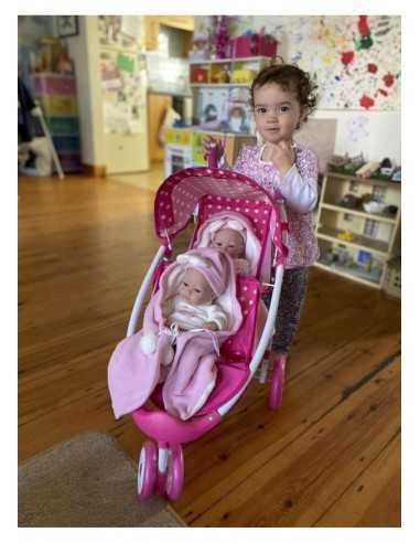 Roma Dotty Tandem Dolls Pram Roma Dotty Tandem Dolls Pram