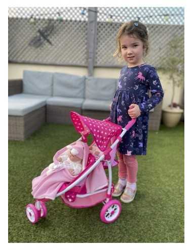 Roma Dotty Tandem Dolls Pram Roma Dotty Tandem Dolls Pram