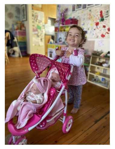 Roma Dotty Tandem Dolls Pram Roma Dotty Tandem Dolls Pram