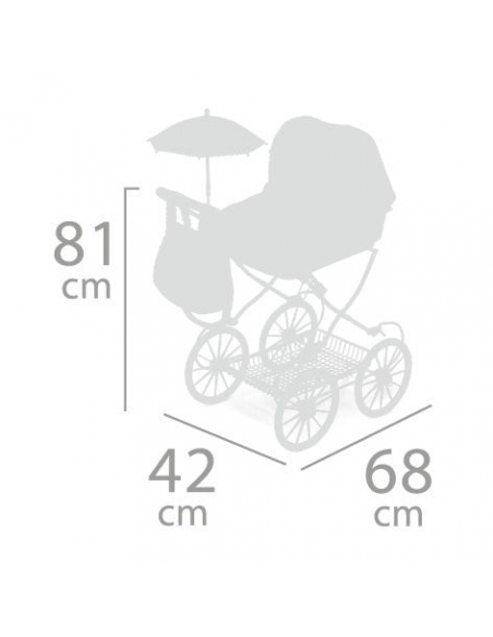 DeCuevas Toys Reborn Pram Limited Edition - Pink Decuevas Toys