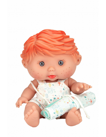 Elegance Beach Cocolin dolls (9 units) with bath towel in display case 