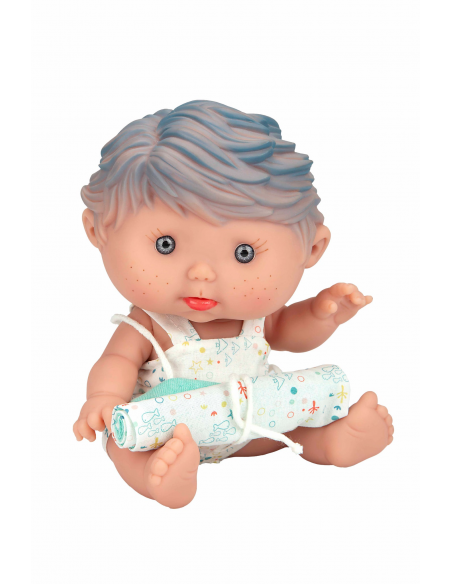 Elegance Beach Cocolin dolls (9 units) with bath towel in display case 