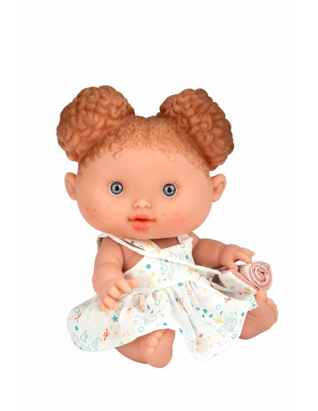 Elegance Beach Cocolin dolls (9 units) with bath towel in display case 