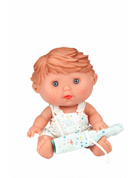Elegance Beach Cocolin dolls (9 units) with bath towel in display case 