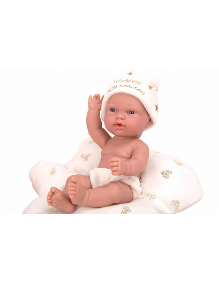 Elegance Birthday Pillines dolls (6 units) with cushion in display case 