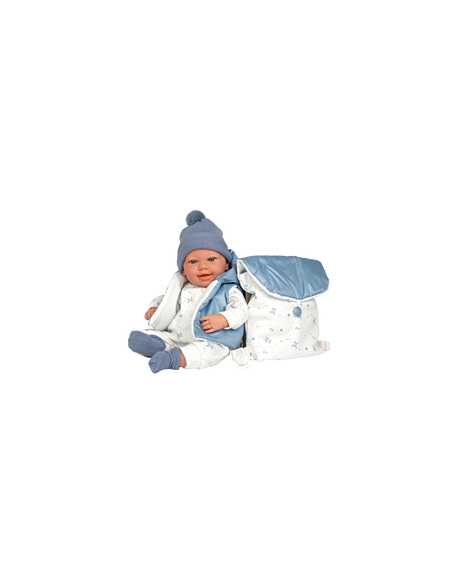 Arias Toys Adi Blue Elegance Doll (WEIGHTED DOLL) 45cm-Blue Arias Toys