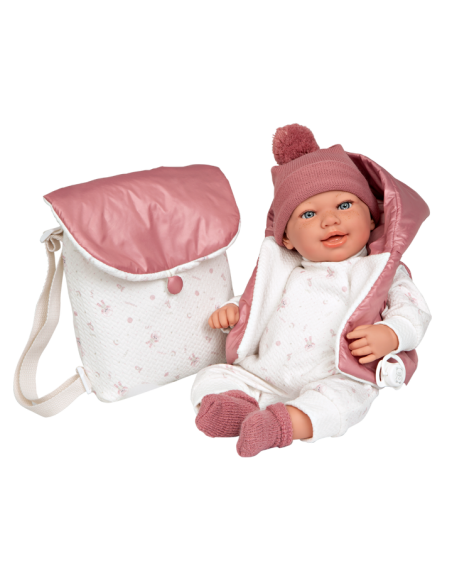 Arias Toys Adi Pink Elegance Doll (WEIGHTED DOLL) 45cm-Pink Arias Toys