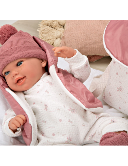 Arias Toys Adi Pink Elegance Doll (WEIGHTED DOLL) 45cm-Pink Arias Toys