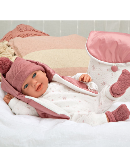 Arias Toys Adi Pink Elegance Doll (WEIGHTED DOLL) 45cm-Pink Arias Toys
