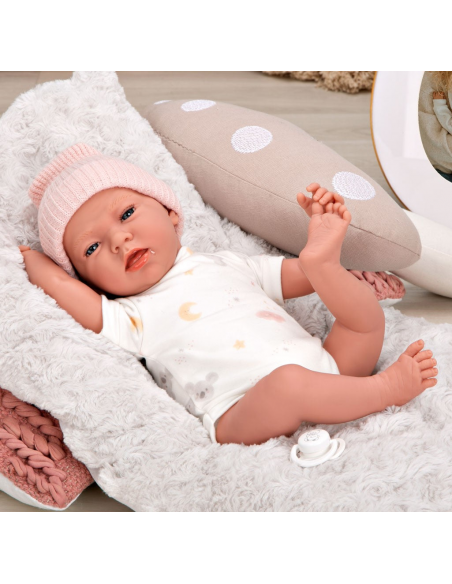 Arias Toys Dafne Elegance Doll (WEIGHTED DOLL) 40cm-White Arias Toys