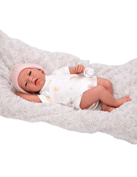 Arias Toys Dafne Elegance Doll (WEIGHTED DOLL) 40cm-White Arias Toys