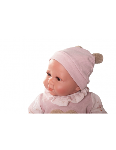 Luca with Heart Cushion (Weighted Doll) 42cm-Pink 