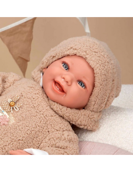 Zoe Beige Elegance Doll (WEIGHTED DOLL) 45cm-Cream 