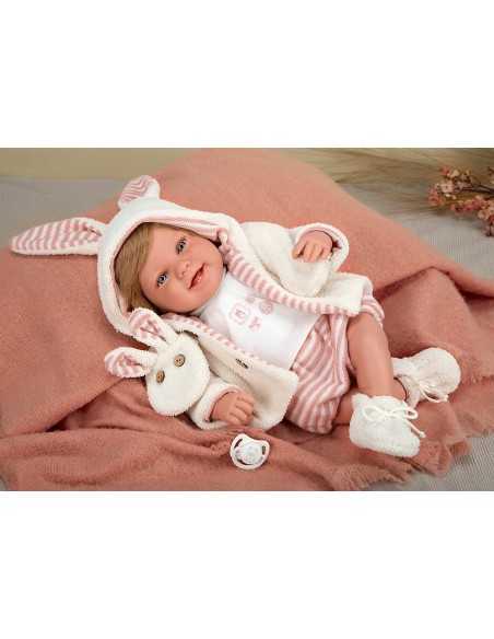 Zoe Pink Elegance Doll (WEIGHTED DOLL) 45cm-Pink 