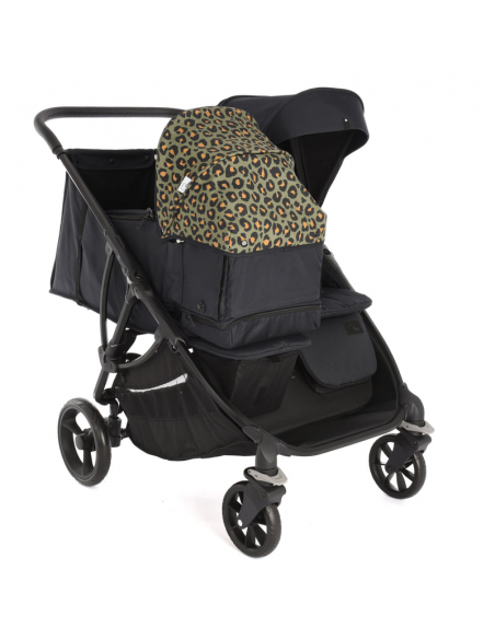Roma Gemini 2 Stroller - Jet Black Roma