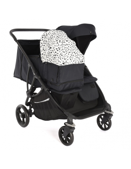 Roma Gemini 2 Stroller - Jet Black Roma