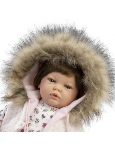 Munecas Olivia Reborn Baby Doll Girl Doll 45cm-Pink Munecas ASI