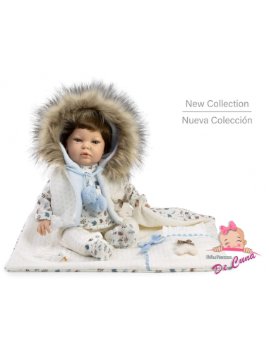 Munecas Olivia Reborn Baby Doll Girl Doll 45cm-White