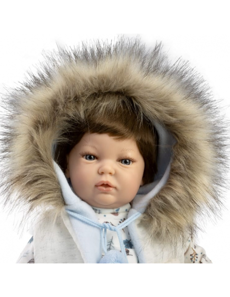 Munecas Olivia Reborn Baby Doll Girl Doll 45cm-White Munecas ASI