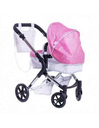 Roma Stephanie Single Dolls Pram-Sparkle Roma Stephanie Single Dolls Pram-Sparkle