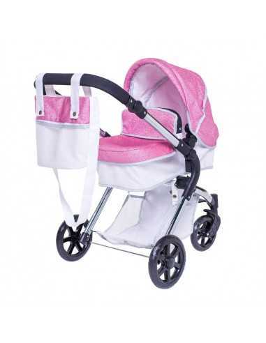 Roma Stephanie Single Dolls Pram-Sparkle Roma Stephanie Single Dolls Pram-Sparkle