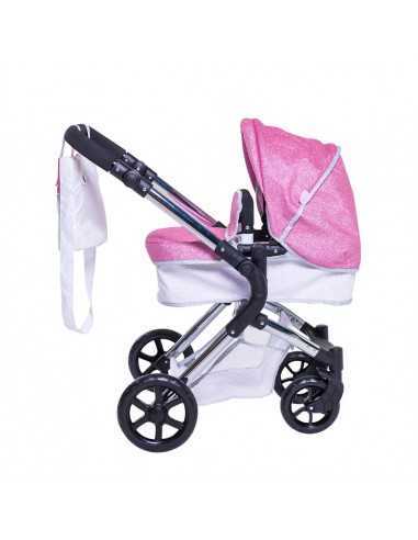 Roma Stephanie Single Dolls Pram-Sparkle Roma Stephanie Single Dolls Pram-Sparkle