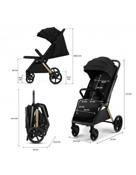 Kinderkraft Loom Stroller-Ink black kinderkraft