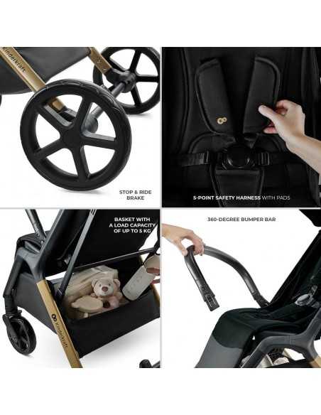 Kinderkraft Loom Stroller-Ink black kinderkraft