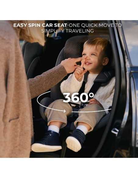 Kinderkraft XRIDER 2 i-Size 40-150cm Car Seat-Black kinderkraft