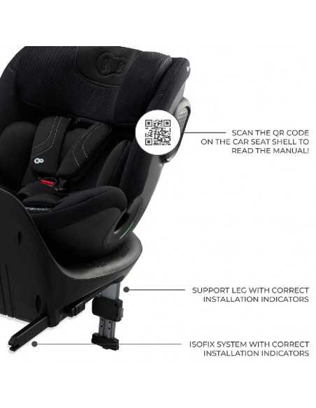 Kinderkraft XRIDER 2 i-Size 40-150cm Car Seat-Black kinderkraft