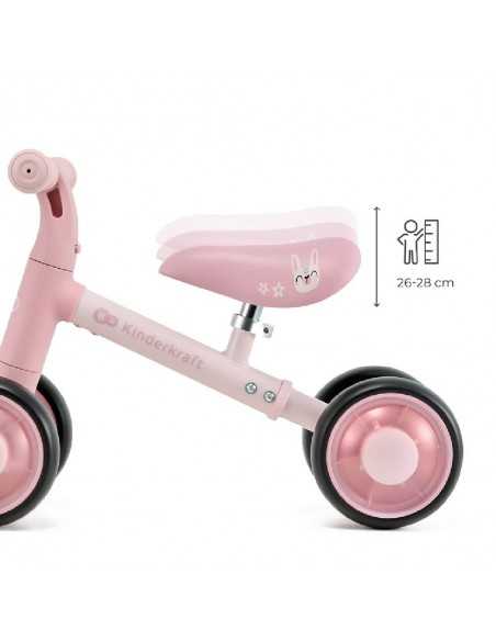 Kinderkraft Balance Bike CUTIE FLASH-Pink kinderkraft
