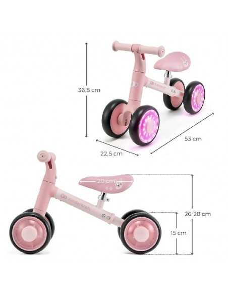 Kinderkraft Balance Bike CUTIE FLASH-Pink kinderkraft