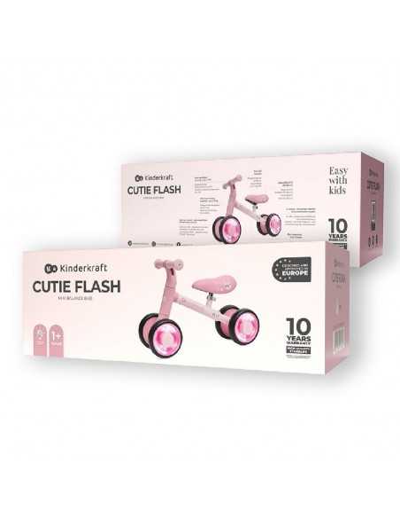 Kinderkraft Balance Bike CUTIE FLASH-Pink kinderkraft