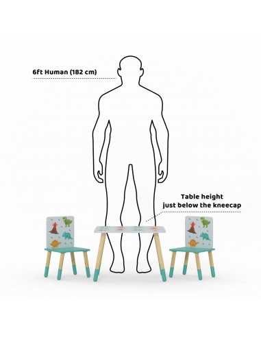 Kidsaw Dino Table & Chairs... Kidsaw Dino Table & Chairs...