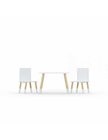 Kidsaw Snow Table & Chairs-White Kidsaw