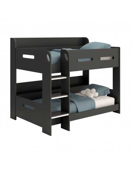Kidsaw Wooden Bunk Bed Frame-Anthracite Kidsaw