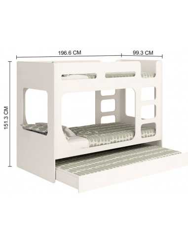 Kidsaw Bunk Bed Pod with Pullout... Kidsaw Bunk Bed Pod with Pullout...