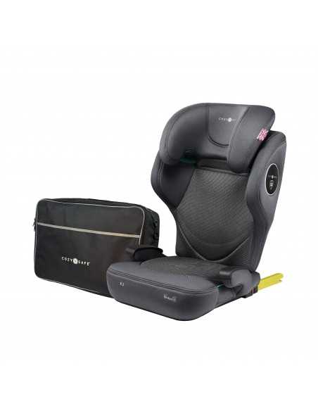 Cozy N Safe K2 i-Size 100 to 150cm Child Car High Backed Booster Seat with Travel Bag-Graphite Cozy N Safe
