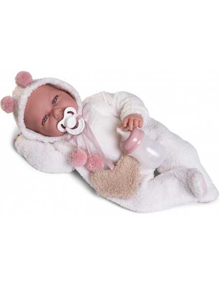Muncas Antonio Juan Doll Carla Weighted Baby 42cm-Pink Roma