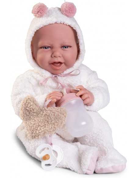 Muncas Antonio Juan Doll Carla Weighted Baby 42cm-Pink Roma