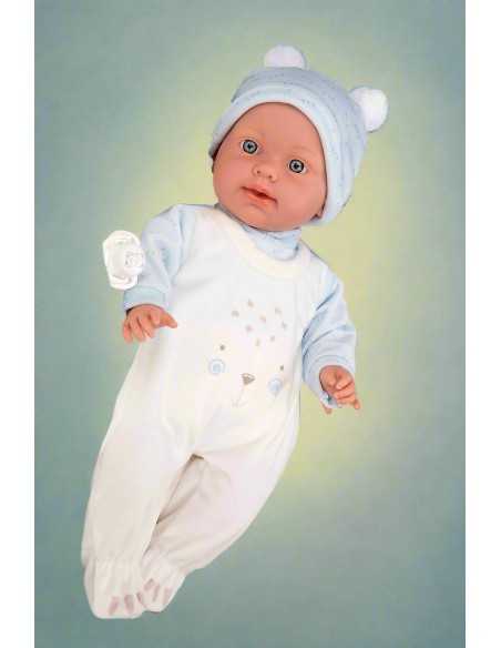 Arias Toys Crying Elegance Roy Baby Doll-Blue/White Arias Toys