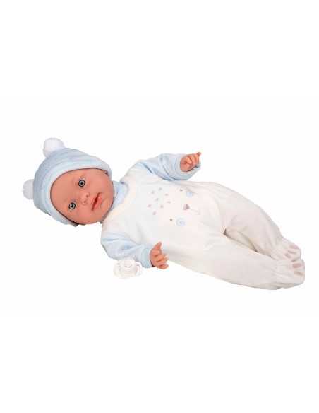 Arias Toys Crying Elegance Roy Baby Doll-Blue/White Arias Toys