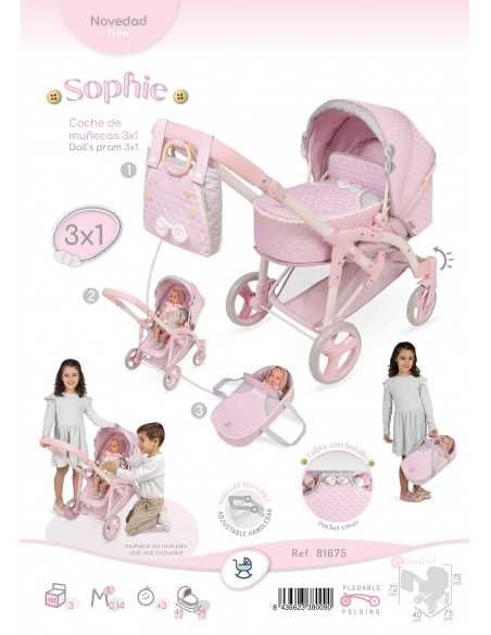 Decuevas Toys Convertible 3x1 Doll Pram-Sophie Collection Decuevas Toys