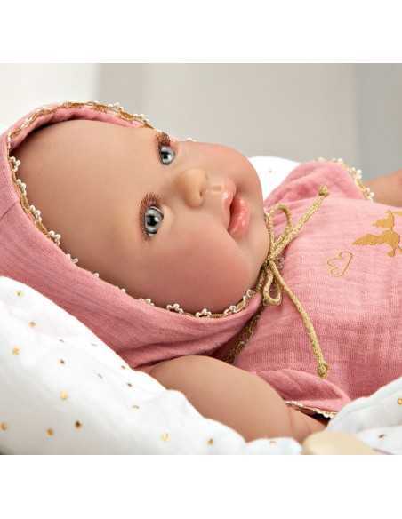 Llorens Dolls Ada Sweet Silicone Real Reborn Baby 46cm-Pink/White Llorens Dolls