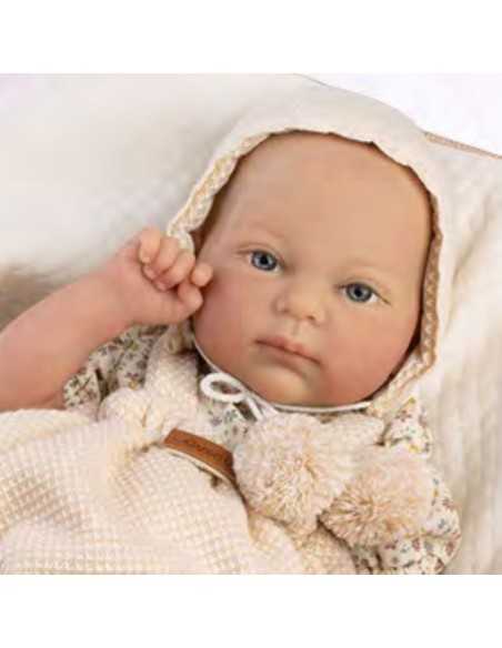 Llorens Dolls Leonor Silicone Real Reborn Baby 36cm-Beige Llorens Dolls
