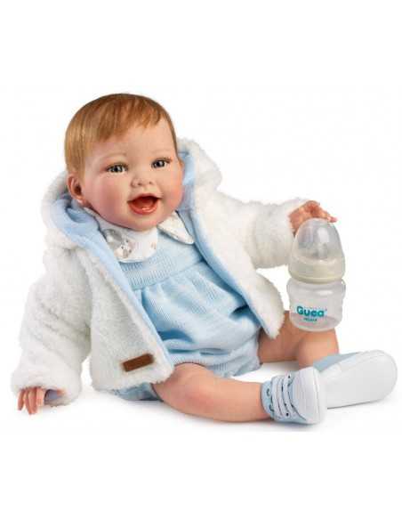 Munecas Guca Spanish Mateo Reborn Baby Doll 45cm-Blue Munecas ASI