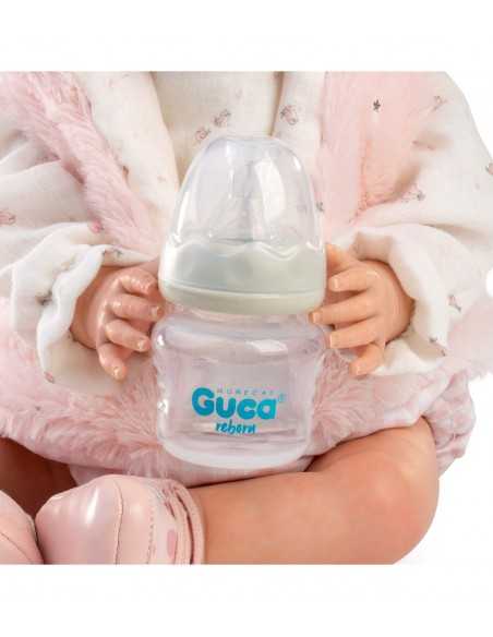 Munecas Guca Spanish Elsa Reborn Baby Doll-Pink Munecas ASI