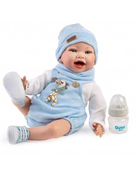 Munecas Guca Spanish Marcos Reborn Baby 46cm-Blue Munecas ASI