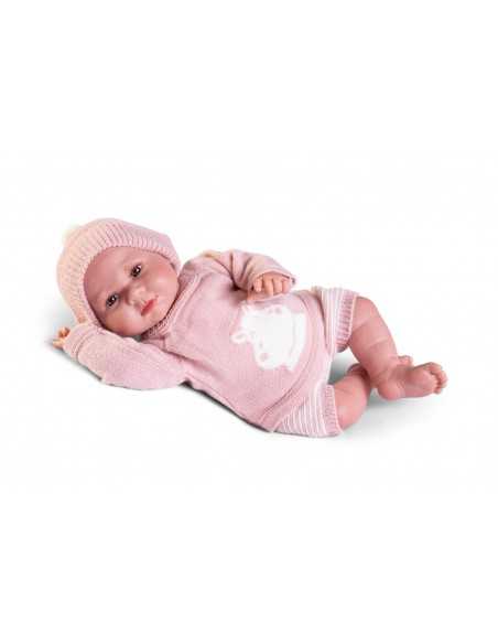 Munecas Antonio Juan Spanish Luca Sweet Reborn Baby Doll-Pink Munecas ASI